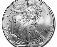 2006 USA 1 Dollar 1 oz Silver Bullion Coin - American Eagle BU (In Capsule)