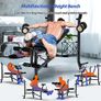 Adjustable Weight Bench with Leg Extension and Preacher Curl Home Training Gym Weight Lifting Bench Full-Body Workout Bench Bench Press Image 3