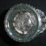 Elena Borgonovo Tall/Heavy Clear Glass Vase Italy 10 inches Image 3