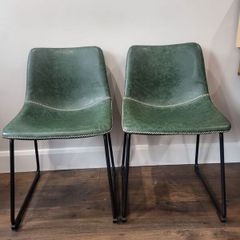 Leatherette Chairs x2
