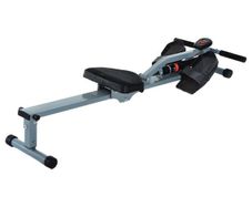 Rowing Machine W/ Monitor-Grey/Black