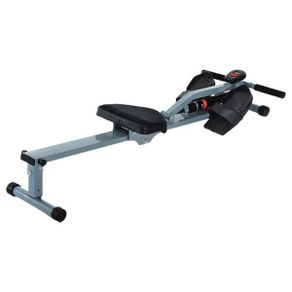 Rowing Machine W/ Monitor-Grey/Black