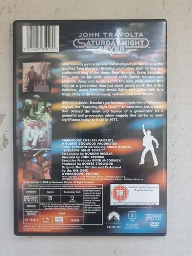 John Travolta Saturday Night Fever DVD