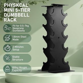 Dumbbell Rack Heavy Duty Steel, 3-Tier/ 5-Tier/ 6-Tier Weights Storage Dumbbell Stand, Dumbbell Tree Stand Weights Holder for Home Gym