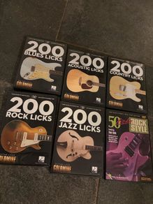 Hal Leonard Guitar Lessons DVDs 200 Licks Goldmine Collection