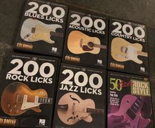 Hal Leonard Guitar Lessons DVDs 200 Licks Goldmine Collection