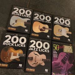 Hal Leonard Guitar Lessons DVDs 200 Licks Goldmine Collection