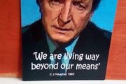 Charles Haughey Irish Memorabilia Poster Ireland