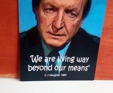 Charles Haughey Irish Memorabilia Poster Ireland