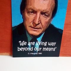 Charles Haughey Irish Memorabilia Poster Ireland