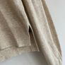 Zara Knit Applique Beige Jumper Lace Floral Pattern Size M Medium Linen Mix Top Image 4