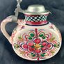 Vintage Art Pottery Hand Painted Pitcher Image 3