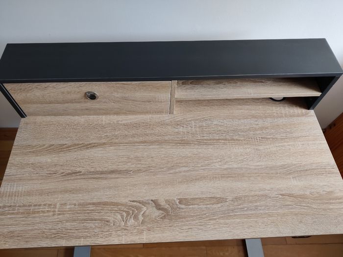 Sit/standing electric office desk
