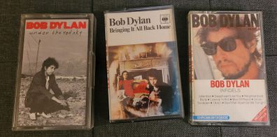 3 Bob Dylan cassette tapes