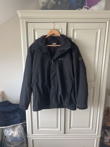 Jack Wolfskin Men's Black Outdoor Jacket Size M