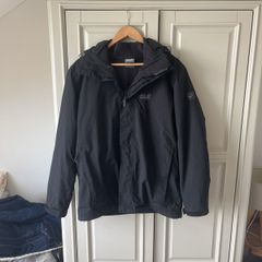 Jack Wolfskin Men's Black Outdoor Jacket Size M