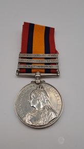 Queen South Africa Medal with three clasps, Royal Dublin Fusiliers, J O'Brien