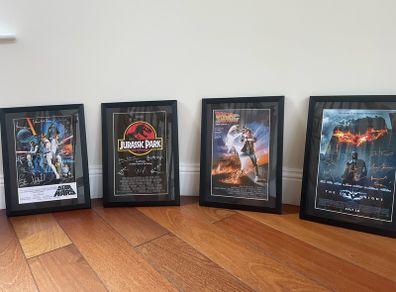 5 No. Digitally Signed Movie Posters Christmas Present