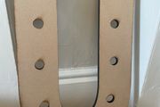 Wooden letter U