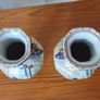 Two matching vintage Mason's Patent Ironstone China vases  height 28cm Image 5