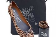 Brand new Rollasole Women Shoes Brown Leopard Print size UK7/8 EU41,5/42 Postage included