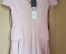 BNWT - Alexander mcqueen light pink cocktail dress UK 16