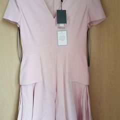 BNWT - Alexander mcqueen light pink cocktail dress UK 16