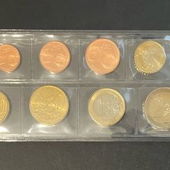 2002 Ireland Complete uncirculated coin set in protective plastic holder