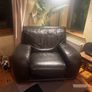 2 leather sofas + armchair Image 4