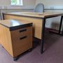 Corner Office Desk, Pedestal and Chair Image 3
