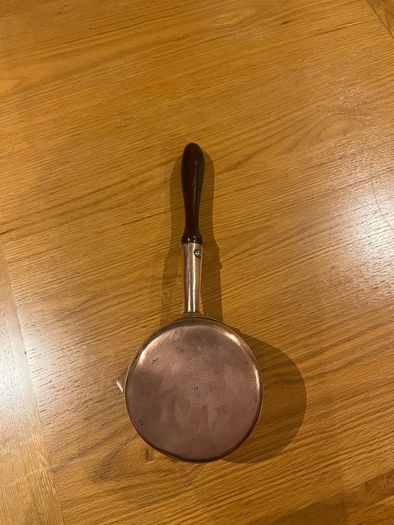 Antique Hodges & Son Dublin Copper Brandy Pan