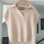 Mos Mosh Wool Cotton Knitted Vest Size Small Image 2