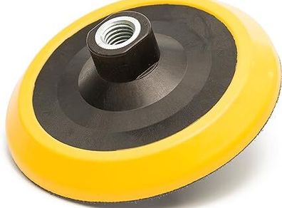 Glass Polish GP12611 Hook and Loop Rotary Backing Pad with 5/8''-11 Thread Sanding Polishing Backer/Diameter 5 inch
