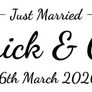 Personalised number plates - Weddings & special Occasions Image 8