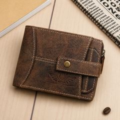 Handmade Genuine Leather Wallet RFID Blocking Card Holder
