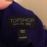Purple peplum Topshop dress Image 3