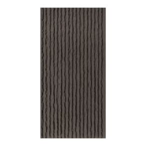 PU Stone Wall Panel Ribbed Surface Grey 120x60cm