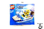 LEGO City Forest Policeman mini figure &amp; boat New sealed bag 30017