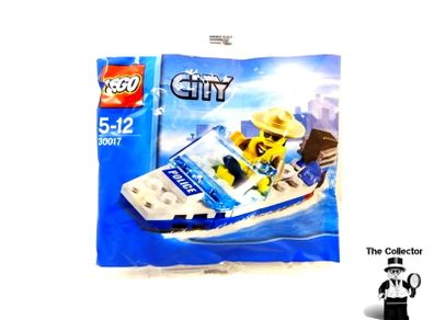 LEGO City Forest Policeman Mini Figure & Boat 30017 Polybag Brand New Sealed