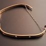Vintage Gold Plated 2 Coloured 4 Stone Bangle With Safety Chain - Open To Offers!! Image 7