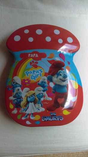 The Smurfs - Papa's Girl Large Tin Box