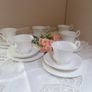 Vintage Royal Albert 'Reverie' 18 piece Tea Set, Bone China Image 2