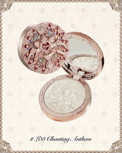 Flower Knows Little Angel Collection Embossed Highlighter in L03 Chanting Anthem