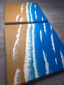 Textured Acrylic Painting