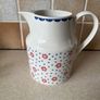 Johnston Brotger "Spoty Daisy " 2 Pint Jug & crochet cover  Peach Beaded jug c Image 3