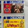 Diana Ross, Kit Kat , Xtra Vision, Barry's tea,  Gordon's gin call cards Image 3
