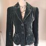 Size 10 Green Velveteen Jacket Image 2