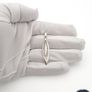 925 Vintage Sterling Silver & Mother of Pearl Pendant Image 8