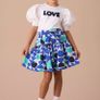 Angel & Rocket Girls White Puff Sleeve "LOVE" Top Age 13-14 Image 9