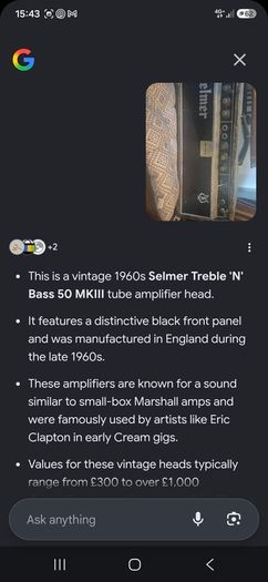 1950s/1960s amplifier in fair condition